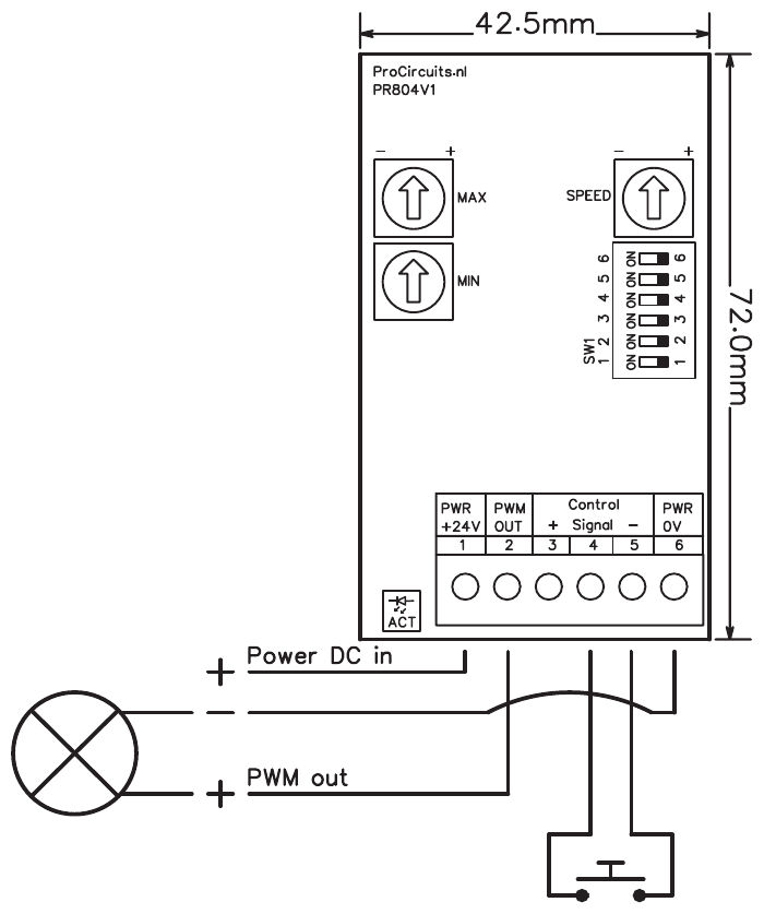 Advanced single momentary switch controlled high side DC dimmer - Image 4
